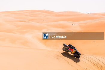 2024-02-28 - 203 MORAES Lucas (BRA), MONLEON Armand (ESP), Toyota Gazoo Racing, Toyota GR DKR Hilux, FIA W2RC, action during the Stage 2 of the 2024 Abu Dhabi Desert Challenge, on February 28, 2024 between Al Dhannah and Mzeer’ah, United Arab Emirates - W2RC - ABU DHABI DESERT CHALLENGE 2024 - RALLY - MOTORS