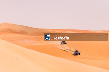 2024-02-28 - 202 CHICHERIT Guerlain (FRA), WINOCQ Alexandre (FRA), Overdrive Racing Toyota Hilux Overdrive, FIA W2RC, action during the Stage 2 of the 2024 Abu Dhabi Desert Challenge, on February 28, 2024 between Al Dhannah and Mzeer’ah, United Arab Emirates - W2RC - ABU DHABI DESERT CHALLENGE 2024 - RALLY - MOTORS