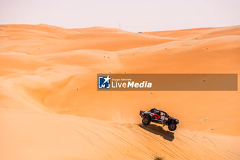 2024-02-28 - 208 VARIAWA Saoud (ZAF), CAZALET François (FRA), Toyota Gazoo Racing, Toyota GR DKR Hilux, FIA W2RC, action during the Stage 2 of the 2024 Abu Dhabi Desert Challenge, on February 28, 2024 between Al Dhannah and Mzeer’ah, United Arab Emirates - W2RC - ABU DHABI DESERT CHALLENGE 2024 - RALLY - MOTORS