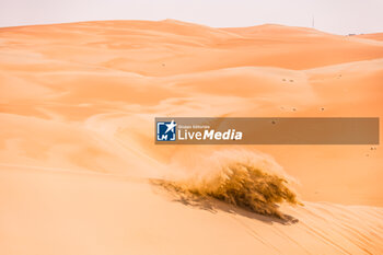 2024-02-28 - 303 CAVIGLIASSO Nicolas (ARG), PERTEGARINI Valentina (ARG), TAURUS B.V., Taurus	T3 Max, FIA W2RC, action during the Stage 2 of the 2024 Abu Dhabi Desert Challenge, on February 28, 2024 between Al Dhannah and Mzeer’ah, United Arab Emirates - W2RC - ABU DHABI DESERT CHALLENGE 2024 - RALLY - MOTORS