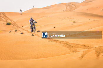 2024-02-29 - 76 LEPAN Jean-Loup (FRA), Duust Rally Team, KTM	450 Rally Replica, FIM W2RC, action during the Stage 3 of the 2024 Abu Dhabi Desert Challenge, on February 29, 2024 in Mzeer’ah, United Arab Emirates - W2RC - ABU DHABI DESERT CHALLENGE 2024 - RALLY - MOTORS