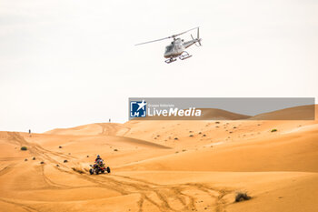 2024-02-29 - 174 AHLI Abdulaziz (ARE), Yamaha YFM 700R Raptor, FIM W2RC, action during the Stage 3 of the 2024 Abu Dhabi Desert Challenge, on February 29, 2024 in Mzeer’ah, United Arab Emirates - W2RC - ABU DHABI DESERT CHALLENGE 2024 - RALLY - MOTORS