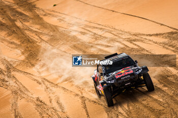 2024-02-29 - 203 MORAES Lucas (BRA), MONLEON Armand (ESP), Toyota Gazoo Racing, Toyota GR DKR Hilux, FIA W2RC, action during the Stage 3 of the 2024 Abu Dhabi Desert Challenge, on February 29, 2024 in Mzeer’ah, United Arab Emirates - W2RC - ABU DHABI DESERT CHALLENGE 2024 - RALLY - MOTORS