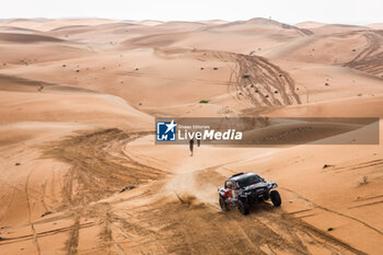 2024-02-29 - 208 VARIAWA Saoud (ZAF), CAZALET François (FRA), Toyota Gazoo Racing, Toyota GR DKR Hilux, FIA W2RC, action during the Stage 3 of the 2024 Abu Dhabi Desert Challenge, on February 29, 2024 in Mzeer’ah, United Arab Emirates - W2RC - ABU DHABI DESERT CHALLENGE 2024 - RALLY - MOTORS