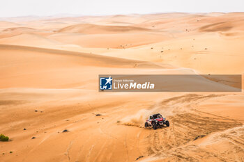 2024-02-29 - 305 AKEEL Dania (SAU), DUPLE Stephane (FRA), Taurus T3 Max, FIA/W2RC, action during the Stage 3 of the 2024 Abu Dhabi Desert Challenge, on February 29, 2024 in Mzeer’ah, United Arab Emirates - W2RC - ABU DHABI DESERT CHALLENGE 2024 - RALLY - MOTORS