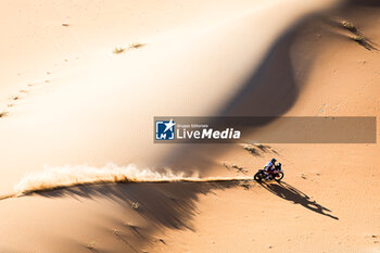 2024-03-01 - 46 BRANCH Ross (BWA), Hero Motorsports Team Rally, Hero	450 Rally, FIM W2RC, action during the Stage 4 of the 2024 Abu Dhabi Desert Challenge, on March 1, 2024 in Mzeer’ah, United Arab Emirates - W2RC - ABU DHABI DESERT CHALLENGE 2024 - RALLY - MOTORS