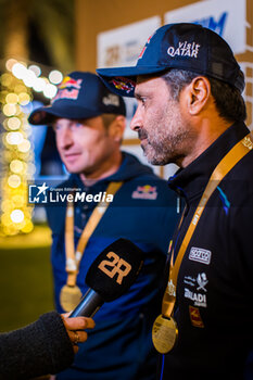 2024-03-01 - AL-ATTIYAH Nasser Saleh (QAT), BOULANGER Edouard (FRA), Nasser Racing By Prodrive, Prodrive Hunter, FIA W2RC, portrait during the Stage 4 of the 2024 Abu Dhabi Desert Challenge, on March 1, 2024 in Mzeer’ah, United Arab Emirates - W2RC - ABU DHABI DESERT CHALLENGE 2024 - RALLY - MOTORS