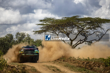 2024-03-27 - 22 GREENSMITH Gus, ANDERSSON Jonas, Skoda Fabia RS Rally2, actionduring the Safari Rally Kenya 2024, 3rd round of the 2024 WRC World Rally Car Championship, from March 28 to 31, 2024 at Nairobi, Kenya - AUTO - WRC - SAFARI RALLY KENYA 2024 - RALLY - MOTORS