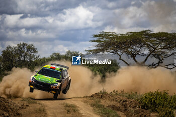 2024-03-27 - 27 Daniel CHWIST, Kamil HELLER, SKODA FABIA RS Rally2, actionduring the Safari Rally Kenya 2024, 3rd round of the 2024 WRC World Rally Car Championship, from March 28 to 31, 2024 at Nairobi, Kenya - AUTO - WRC - SAFARI RALLY KENYA 2024 - RALLY - MOTORS
