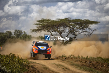 2024-03-27 - 08 TANAK Ott, JARVEOJA Martin, Hyundai I20 Rally1, actionduring the Safari Rally Kenya 2024, 3rd round of the 2024 WRC World Rally Car Championship, from March 28 to 31, 2024 at Nairobi, Kenya - AUTO - WRC - SAFARI RALLY KENYA 2024 - RALLY - MOTORS