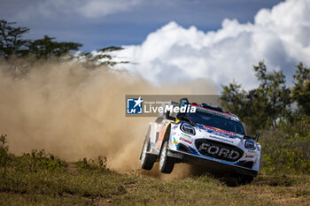 2024-03-27 - 13 MUNSTER Gregoire, LOUKA Louis, Ford Puma Rally1, action during the Safari Rally Kenya 2024, 3rd round of the 2024 WRC World Rally Car Championship, from March 28 to 31, 2024 at Nairobi, Kenya - AUTO - WRC - SAFARI RALLY KENYA 2024 - RALLY - MOTORS
