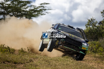 2024-03-27 - 20 SOLBERG Oliver, EDMONDSON Elliott, Skoda Fabia RS Rally2, action during the Safari Rally Kenya 2024, 3rd round of the 2024 WRC World Rally Car Championship, from March 28 to 31, 2024 at Nairobi, Kenya - AUTO - WRC - SAFARI RALLY KENYA 2024 - RALLY - MOTORS