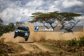 2024-03-27 - 20 SOLBERG Oliver, EDMONDSON Elliott, Skoda Fabia RS Rally2, actionduring the Safari Rally Kenya 2024, 3rd round of the 2024 WRC World Rally Car Championship, from March 28 to 31, 2024 at Nairobi, Kenya - AUTO - WRC - SAFARI RALLY KENYA 2024 - RALLY - MOTORS