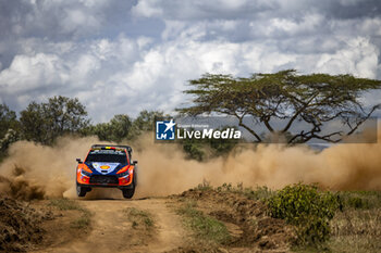 2024-03-27 - 11 NEUVILLE Thierry, WYDAEGHE Martijn, Hyundai I20 Rally1, actionduring the Safari Rally Kenya 2024, 3rd round of the 2024 WRC World Rally Car Championship, from March 28 to 31, 2024 at Nairobi, Kenya - AUTO - WRC - SAFARI RALLY KENYA 2024 - RALLY - MOTORS