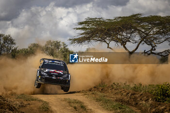 2024-03-27 - 69 ROVANPERA Kalle, HALTTUNEN Jonne, Toyota GR Yaris Rally1, action during the Safari Rally Kenya 2024, 3rd round of the 2024 WRC World Rally Car Championship, from March 28 to 31, 2024 at Nairobi, Kenya - AUTO - WRC - SAFARI RALLY KENYA 2024 - RALLY - MOTORS