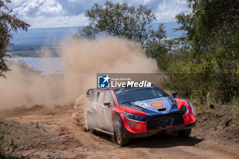 2024-03-27 - The Driver Thierry Neuville And Co-Driver Martijn Wydaeghe Of The Team Hyundai Shell Mobis World Rally Team,Hyundai I20 N Rally1 Hybrid,They Face The Test Of The Shakedown,During Fia World Rally Championship Wrc Safari Rally Kenya 2024 27 Wednesday , Naivasha, Kenya - FIA WORLD RALLY CHAMPIONSHIP WRC  SAFARI RALLY KENYA 2024  - RALLY - MOTORS