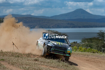 2024-03-27 - Drive Oliver Solber And Co-Driver Elliott Edmondson Of The Team Toksport Wrt 2 ,Skoda Fabia Rs Rally2,They Face The Test Of The Shakedown,During Fia World Rally Championship Wrc Safari Rally Kenya 2024 27 Wednesday , Naivasha, Kenya - FIA WORLD RALLY CHAMPIONSHIP WRC  SAFARI RALLY KENYA 2024  - RALLY - MOTORS