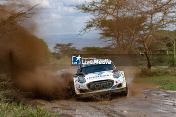 2024-03-30 - The Driver Jourdan Serderidis And Co-Driver Frederic Miclotte Of The M-Sport Ford Wrt, Ford Puma Rally1 Hybrid,They Face Day Third Of The Of Race ,During Fia World Rally Championship Wrc Safari Rally Kenya 2024 30 Wednesday , Naivasha, Kenya -  FIA WORLD RALLY CHAMPIONSHIP WRC  SAFARI RALLY KENYA 2024  - RALLY - MOTORS