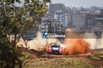 2024-03-28 - 04 LAPPI Esapekka, FERM Janne, Hyundai I20 Rally1, actionduring the Safari Rally Kenya 2024, 3rd round of the 2024 WRC World Rally Car Championship, from March 28 to 31, 2024 at Nairobi, Kenya - AUTO - WRC - SAFARI RALLY KENYA 2024 - RALLY - MOTORS