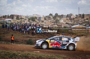 2024-03-28 - 13 MUNSTER Gregoire, LOUKA Louis, Ford Puma Rally1, actionduring the Safari Rally Kenya 2024, 3rd round of the 2024 WRC World Rally Car Championship, from March 28 to 31, 2024 at Nairobi, Kenya - AUTO - WRC - SAFARI RALLY KENYA 2024 - RALLY - MOTORS