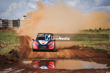 2024-03-28 - 04 LAPPI Esapekka, FERM Janne, Hyundai I20 Rally1, actionduring the Safari Rally Kenya 2024, 3rd round of the 2024 WRC World Rally Car Championship, from March 28 to 31, 2024 at Nairobi, Kenya - AUTO - WRC - SAFARI RALLY KENYA 2024 - RALLY - MOTORS