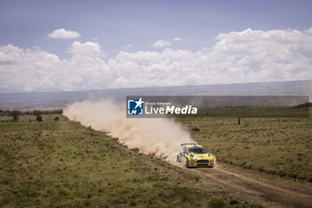 2024-03-29 - 24 TUNDO Carl, JESSOP Timothy, Ford Fiesta Mk II Rally2, actionduring the Safari Rally Kenya 2024, 3rd round of the 2024 WRC World Rally Car Championship, from March 28 to 31, 2024 at Nairobi, Kenya - AUTO - WRC - SAFARI RALLY KENYA 2024 - RALLY - MOTORS