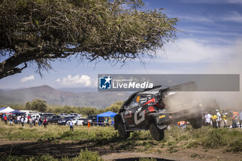 2024-03-29 - 69 ROVANPERA Kalle, HALTTUNEN Jonne, Toyota GR Yaris Rally1, actionduring the Safari Rally Kenya 2024, 3rd round of the 2024 WRC World Rally Car Championship, from March 28 to 31, 2024 at Nairobi, Kenya - AUTO - WRC - SAFARI RALLY KENYA 2024 - RALLY - MOTORS