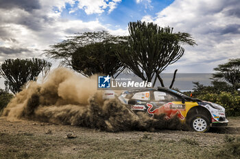2024-03-29 - 13 MUNSTER Gregoire, LOUKA Louis, Ford Puma Rally1, action during the Safari Rally Kenya 2024, 3rd round of the 2024 WRC World Rally Car Championship, from March 28 to 31, 2024 at Nairobi, Kenya - AUTO - WRC - SAFARI RALLY KENYA 2024 - RALLY - MOTORS