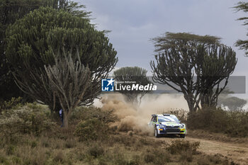 2024-03-29 - 28 PATEL Karan, KHAN Tauseef, SKODA FABIA Rally2, actionduring the Safari Rally Kenya 2024, 3rd round of the 2024 WRC World Rally Car Championship, from March 28 to 31, 2024 at Nairobi, Kenya - AUTO - WRC - SAFARI RALLY KENYA 2024 - RALLY - MOTORS