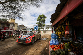 2024-03-30 - 08 TANAK Ott, JARVEOJA Martin, Hyundai I20 Rally1, action during the Safari Rally Kenya 2024, 3rd round of the 2024 WRC World Rally Car Championship, from March 28 to 31, 2024 at Nairobi, Kenya - AUTO - WRC - SAFARI RALLY KENYA 2024 - RALLY - MOTORS