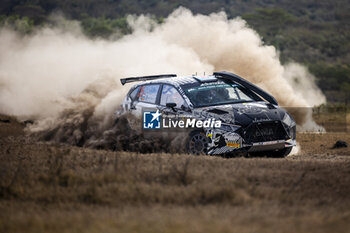 2024-03-30 - 25 MUNSTER Charles, DUMONT Loic, Hyundai I2O Rally2, action during the Safari Rally Kenya 2024, 3rd round of the 2024 WRC World Rally Car Championship, from March 28 to 31, 2024 at Nairobi, Kenya - AUTO - WRC - SAFARI RALLY KENYA 2024 - RALLY - MOTORS
