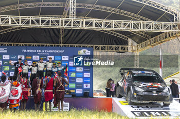 2024-03-31 - podium, portraitduring the Safari Rally Kenya 2024, 3rd round of the 2024 WRC World Rally Car Championship, from March 28 to 31, 2024 at Nairobi, Kenya - AUTO - WRC - SAFARI RALLY KENYA 2024 - RALLY - MOTORS