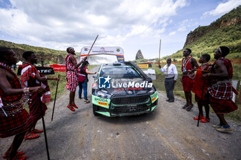 2024-03-31 - 22 GREENSMITH Gus, ANDERSSON Jonas, Skoda Fabia RS Rally2, actionduring the Safari Rally Kenya 2024, 3rd round of the 2024 WRC World Rally Car Championship, from March 28 to 31, 2024 at Nairobi, Kenya - AUTO - WRC - SAFARI RALLY KENYA 2024 - RALLY - MOTORS