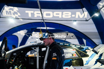 2024-04-18 - The Driver Gregoire Munster Of The Team M-Sport Ford World Rally Team Ford Puma Rally1 Hybrid,In Service Park,During Fia World Rally Championship Wrc Rally Croatia 2024 18 April , Zagreb Cr - FIA WORLD RALLY CHAMPIONSHIP WRC RALLY CROATIA  2024 - RALLY - MOTORS