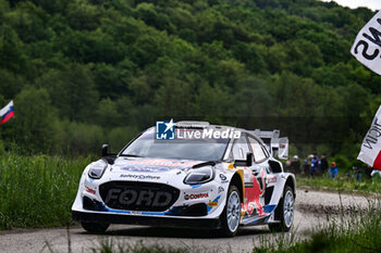 2024-04-18 - The Driver Adrien Fourmaux And Co-Driver Alexandre Coria Of The Team M-Sport Ford World Rally Team Ford Puma Rally1 HybridThey Face In ShakedownDuring Fia World Rally Championship Wrc Rally Croatia 2024 18 April , Zagreb - FIA WORLD RALLY CHAMPIONSHIP WRC RALLY CROATIA  2024 - RALLY - MOTORS