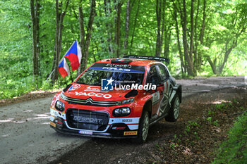 2024-04-18 - Drive Yohan Rossel And Co-Driver Arnaud Dunand, Of The Tea,They Face In Shakedown During Fia World Rally Championship Wrc Rally Croatia 2024 18 April , Zagreb - FIA WORLD RALLY CHAMPIONSHIP WRC RALLY CROATIA  2024 - RALLY - MOTORS