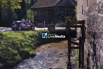 2024-04-19 - Drive Nikolay Gryazin And Co-Driver Konstantin Aleksandrov Of The Team Aec - Dg Sport Competition Citroen C3,They Face The 1st Day Of The Race,During Fia World Rally Championship Wrc Rally Croatia 2024 19 April , Zagreb - FIA WORLD RALLY CHAMPIONSHIP WRC RALLY CROATIA  2024 - RALLY - MOTORS