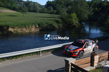 2024-04-19 - The Driver Andreas Mikkelsen And Co-Driver Torstein Eriksen Of The Team Hyundai Shell Mobis World Rally Team,Hyundaii20 N Rally1 Hybrid ,They Face The 1st Day Of The Race,During Fia World Rally Championship Wrc Rally Croatia 2024 19 April , Zagreb - FIA WORLD RALLY CHAMPIONSHIP WRC RALLY CROATIA  2024 - RALLY - MOTORS