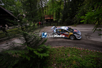 2024-04-20 - The Driver Gregoire Munster And Co-Driver Louis Louka Of The Team M-Sport Ford World Rally Team Ford Puma Rally1 Hybrid,They Face The 2nd, Day Of The Race ,During Fia World Rally Championship Wrc Rally Croatia 2024 20 April , Zagreb - FIA WORLD RALLY CHAMPIONSHIP WRC RALLY CROATIA  2024 - RALLY - MOTORS