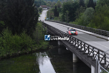 2024-04-20 - The Driver Thierry Neuville And Co-Driver Martijn Wydaeghe Of The Team Hyundai Shell Mobis World Rally Team,Hyundai I20 N Rally1 Hybrid,They Face The 2nd, Day Of The Race ,During Fia World Rally Championship Wrc Rally Croatia 2024 20 April , Zagreb - FIA WORLD RALLY CHAMPIONSHIP WRC RALLY CROATIA  2024 - RALLY - MOTORS