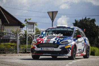 2024-04-18 - 46 Viliam PRODAN, Marko STIPERSKI, Ford Fiesta Rally3, action during the Croatia Rally 2024, 4th round of the 2024 WRC World Rally Car Championship, from April 18 to 21, 2024 at Zagreb, Croatia - AUTO - WRC - CROATIA RALLY 2024 - RALLY - MOTORS