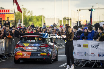 2024-04-18 - 65 José CAPARÓ, Esther GUTIÉRREZ, Fiesta Rally3, action during the Croatia Rally 2024, 4th round of the 2024 WRC World Rally Car Championship, from April 18 to 21, 2024 at Zagreb, Croatia - AUTO - WRC - CROATIA RALLY 2024 - RALLY - MOTORS