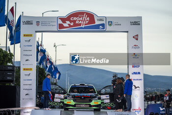 2024-04-18 - 31 GREENSMITH Gus, ANDERSSON Jonas, Skoda Fabia RS Rally2, action during the Croatia Rally 2024, 4th round of the 2024 WRC World Rally Car Championship, from April 18 to 21, 2024 at Zagreb, Croatia - AUTO - WRC - CROATIA RALLY 2024 - RALLY - MOTORS