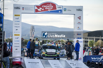 2024-04-18 - 51 Eamonn KELLY, Conor MOHAN, Ford Fiesta Rally3, action during the Croatia Rally 2024, 4th round of the 2024 WRC World Rally Car Championship, from April 18 to 21, 2024 at Zagreb, Croatia - AUTO - WRC - CROATIA RALLY 2024 - RALLY - MOTORS