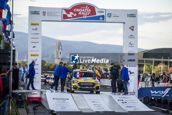 2024-04-18 - 61 André MARTINEZ, Guillermo SIERRA, Fiesta Rally3, action during the Croatia Rally 2024, 4th round of the 2024 WRC World Rally Car Championship, from April 18 to 21, 2024 at Zagreb, Croatia - AUTO - WRC - CROATIA RALLY 2024 - RALLY - MOTORS