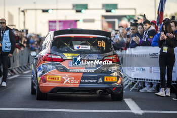 2024-04-18 - 50 Romet JÜRGENSON, Siim OJA, Ford Fiesta Rally3, action during the Croatia Rally 2024, 4th round of the 2024 WRC World Rally Car Championship, from April 18 to 21, 2024 at Zagreb, Croatia - AUTO - WRC - CROATIA RALLY 2024 - RALLY - MOTORS
