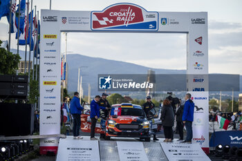 2024-04-18 - 56 Taylor GILL, Daniel BRKIC, Ford Fiesta Rally3, action during the Croatia Rally 2024, 4th round of the 2024 WRC World Rally Car Championship, from April 18 to 21, 2024 at Zagreb, Croatia - AUTO - WRC - CROATIA RALLY 2024 - RALLY - MOTORS