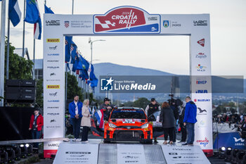 2024-04-18 - 24 LINNAMÄE Georg, MORGAN James, Toyota Yaris Rally2, action during the Croatia Rally 2024, 4th round of the 2024 WRC World Rally Car Championship, from April 18 to 21, 2024 at Zagreb, Croatia - AUTO - WRC - CROATIA RALLY 2024 - RALLY - MOTORS