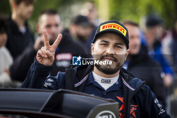 2024-04-18 - 65 José CAPARÓ, Esther GUTIÉRREZ, Fiesta Rally3, portrait during the Croatia Rally 2024, 4th round of the 2024 WRC World Rally Car Championship, from April 18 to 21, 2024 at Zagreb, Croatia - AUTO - WRC - CROATIA RALLY 2024 - RALLY - MOTORS