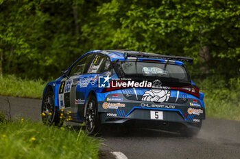 2024-04-18 - 05 MARGAILLAN Hugo, SILVESTRE Corentin, Huyndai I20N, action during the Rallye Rhône Charbonnières 2024, 2nd round of the Championnat de France des Rallyes 2024, from April 18 to 20 in Charbonnières-les-Bains, France - AUTO - RALLYE RHONE CHARBONNIERES 2024 - RALLY - MOTORS